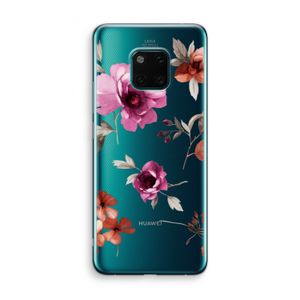 Geschilderde bloemen: Huawei Mate 20 Pro Transparant Hoesje