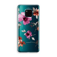 Geschilderde bloemen: Huawei Mate 20 Pro Transparant Hoesje