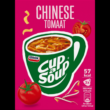 Knorr CupaSoup Chinese Tomaat 3 x 175 ml bij Jumbo