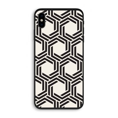 Geometrisch patroon: iPhone X Biologisch afbreekbaar hoesje