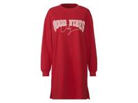 esmara Dames sweatjurk (S (36/38), Rood)