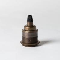 Messing fitting E27 Oud Engels edison periode met 1 fitting ring Messing fitting E27 Oud Engels edison periode met 1 fitting ring