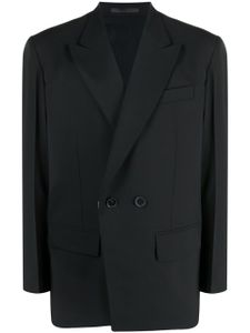 Valentino Garavani blazer à boutonnière croisée - Noir