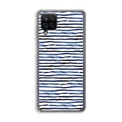 Verrassende lijnen: Samsung Galaxy A12 Transparant Hoesje