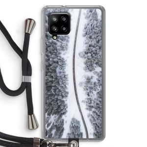 Snøfall: Samsung Galaxy A42 5G Transparant Hoesje met koord