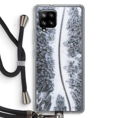 Snøfall: Samsung Galaxy A42 5G Transparant Hoesje met koord