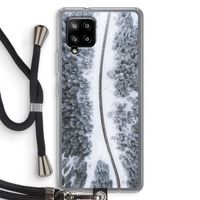 Snøfall: Samsung Galaxy A42 5G Transparant Hoesje met koord