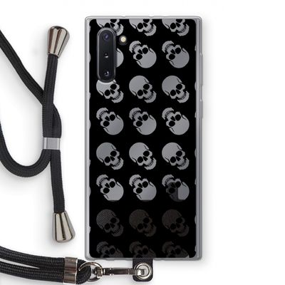 Musketon Skulls: Samsung Galaxy Note 10 Transparant Hoesje met koord