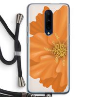 Orange Ellila flower: OnePlus 7 Pro Transparant Hoesje met koord