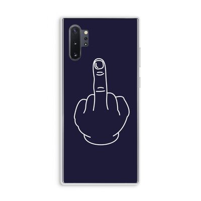 F**k U: Samsung Galaxy Note 10 Plus Transparant Hoesje