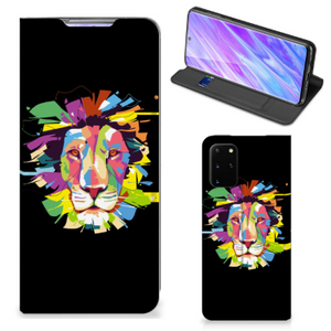 Samsung Galaxy S20 Plus Magnet Case Lion Color