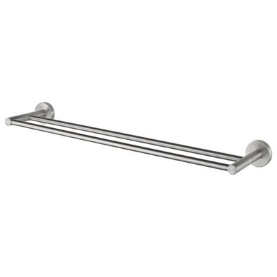 Handdoekhouder Haceka Kosmos Tec dubbel 80 cm Mat Chroom