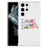 Samsung Galaxy S22 Ultra Stevig | Bumper Hoesje | i Can