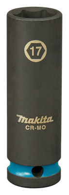 Makita Krachtdop Impact Black, 1/2 17mm lang - E-16477