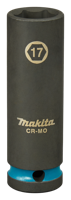 Makita Krachtdop Impact Black, 1/2 17mm lang - E-16477