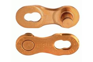 KMC kettingschakel 12 speed ti-n gold niet herbruikbaar