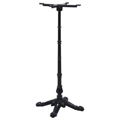 Bistrotafelpoot 52x52x108 cm gietijzer zwart
