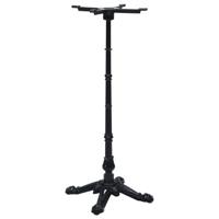 Bistrotafelpoot 52x52x108 cm gietijzer zwart