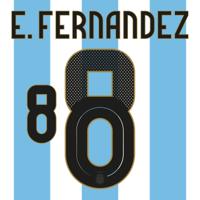 E.Fernández 8 (Officiële Argentinië Bedrukking 2024-2025)