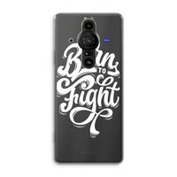 Born to Fight: Sony Xperia Pro-I Transparant Hoesje