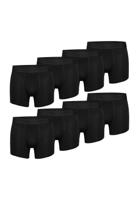 Phil & Co Phil & Co Boxershorts Heren 8-Pack Effen Zwart Assorti #35