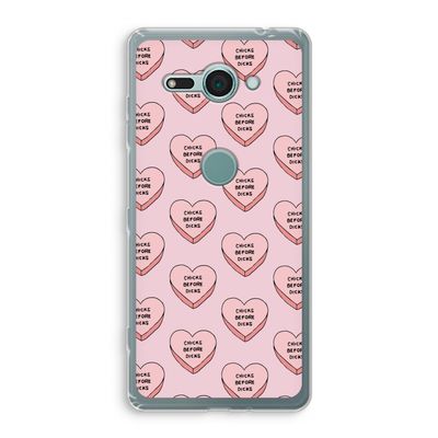 Chicks before dicks: Sony Xperia XZ2 Compact Transparant Hoesje