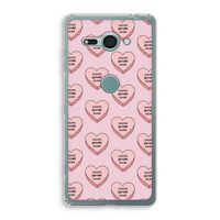 Chicks before dicks: Sony Xperia XZ2 Compact Transparant Hoesje