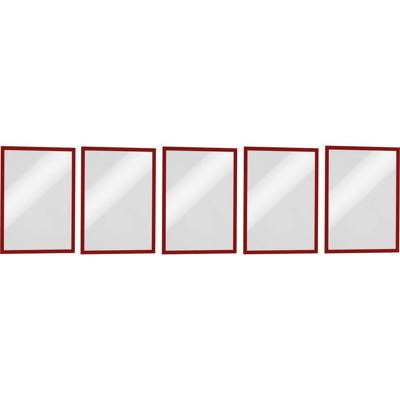 Durable 486903 DURAFRAME MAGNETIC A4 - 4869 Magnetisch frame DIN A4 Rood (b x h) 238 mm x 324 mm 5 stuk(s)
