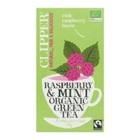 Clipper - Organic green tea raspberry-mint - 20 zakjes