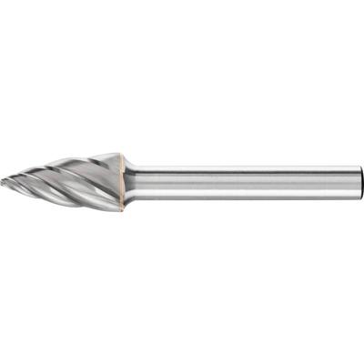 PFERD TOOLS 21122676 Freesstift Spitsboog Lengte 60 mm Afmeting, Ø 10 mm Werklengte 20 mm Schachtdiameter 6 mm