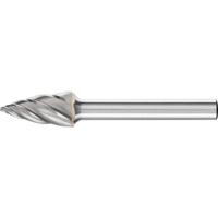 PFERD TOOLS 21122676 Freesstift Spitsboog Lengte 60 mm Afmeting, Ø 10 mm Werklengte 20 mm Schachtdiameter 6 mm