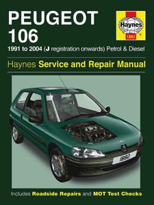 Haynes Werkplaatshandboek Peugeot 106 benzine & diesel (1991-2004) 1882