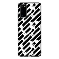 Zwarte vegen: Samsung Galaxy S20 Tough Case
