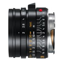 Leica Summicron-M 28mm f/2.0 ASPH M-mount objectief Zwart