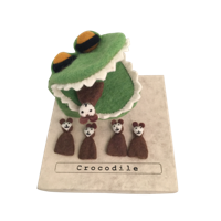 Papoose Toys Papoose Toys Crocodile/ 5 cheeky monkeys - thumbnail
