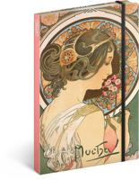 Alphonse Mucha Notitieboek A5 Primrose