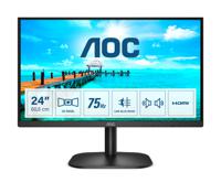 AOC 24B2XDAM LED-monitor Energielabel E (A - G) 60.5 cm (23.8 inch) 1920 x 1080 Pixel 16:9 4 ms VGA, HDMI, DVI, Hoofdtelefoon (3.5 mm jackplug) VA LCD