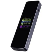 Dockcase 5s PLP Smart M.2 SSD-behuizing USB-C 3.2 Gen 2 10 GBit/s M.2 PCIe NVMe 2230, 2242, 2260, 2280 DSWC1P-5 - thumbnail