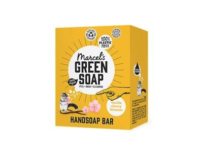 Marcel&apos;s Green Soap Handzeep bar - vanille & kersenbloesem - 90gr