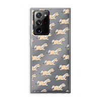 Ponys: Samsung Galaxy Note 20 Ultra / Note 20 Ultra 5G Transparant Hoesje