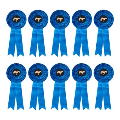 Rozetten (per 10 stuks) blauw