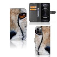 Apple iPhone 12 Pro Max | Telefoonhoesje | Met pasjeshouder | Cheetah