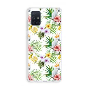 Gele kuif: Galaxy A71 Transparant Hoesje