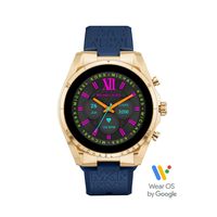 Horlogeband Smartwatch Michael Kors MKT5152 Rubber Blauw 22mm