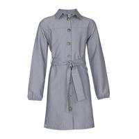 KIEstone winter jurk meisjes - licht grijs - Ginny