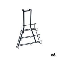 Standaard voor keukengerei Kinvara W7134 W7134 Metaal Ijzer 27 x 37 x 9 cm 27 x 35,5 x 9 cm Deksel Braadpan (6 Stuks)