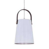 SVJ Hanglamp Rond - 22 x 22 x 44 cm - Metaal - Wit