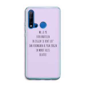 Relatief: Huawei P20 Lite (2019) Transparant Hoesje