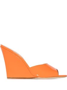 Paris Texas mules compensées Wanda 110 mm - Orange