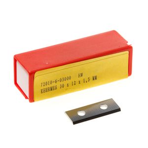 Keermesje 30x12x1.5 2 zijdig